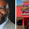 Nicholas Perkins makes history as the new owner of the international Fuddruckers restaurant brand. Formerly one of the company's largest franchisees, he now has full ownership of all 92 of the company's restaurants.