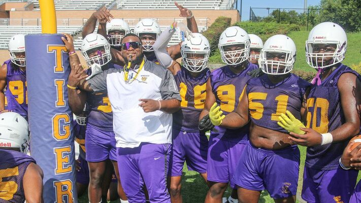 Benedict Football Practice Off To Good Start
The Benedict College football team got in their second practice of the preseason on Monday, and coach Chennis Berry is pleased with the team's early progress.  Berry said Monday morning's practice was energetic and spirited. The team had 108 players going through Monday's two-hour practice.