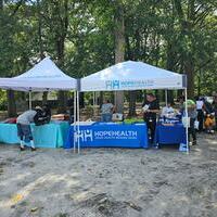 HopeHealth participated as a community vendor at the Florence Police Department  Unity with the Community Event at Levy Park on Saturday, July 15th.