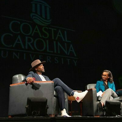 Broadway, film, and television star Taye Diggs paid a visit to the Coastal Carolina University campus for CCU’s Presidential Signature Series.
