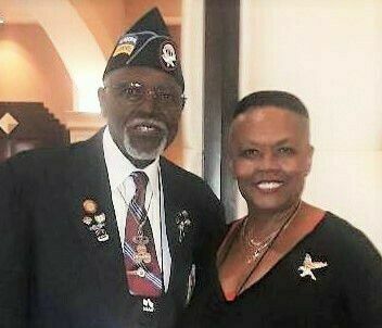 Sgt. Wheeler Samuel Small Jr. with his wife Dr. Tina Barnes-Small