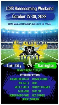 LCHS Homecoming Weekend October 27 - 30, 2022