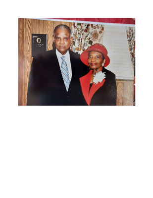 The late Dr. Rev. William P. Diggs and Christine King Farris