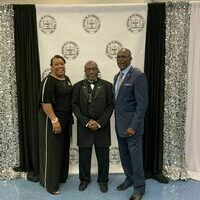 On  September 17th the Marion County NAACP held their 33rd Freedom Fund and Woman of the Year Banquet.  Keynote Speaker for the event was South Carolina Senator Kent Williams, District 30. Mistress of Ceremony was Annette Peagler, WBTW News 13 anchor. The theme of the event was “From Slaveship To Leadership” 
Pictured (left to right) Lorrie Gregory, SC State Conference NAACP Secretary; Rev. Marvin Hemingway, Marion County Branch NAACP President; and President Marvin Neal, Georgetown NAACP President and SC State Conderence 3rd Vice President at the 33rd Annual Marion County NAACP Freedom Fund/Woman of the Year Banquet Fundraiser.