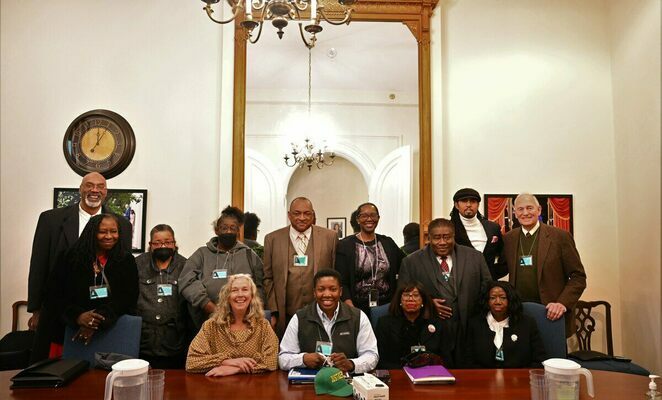 A delegation of community and environmental justice leaders visited Washington D.C. on January 30, 2023. Members visited the offices of 16 members of Congress representing the Southeast region of the United States.